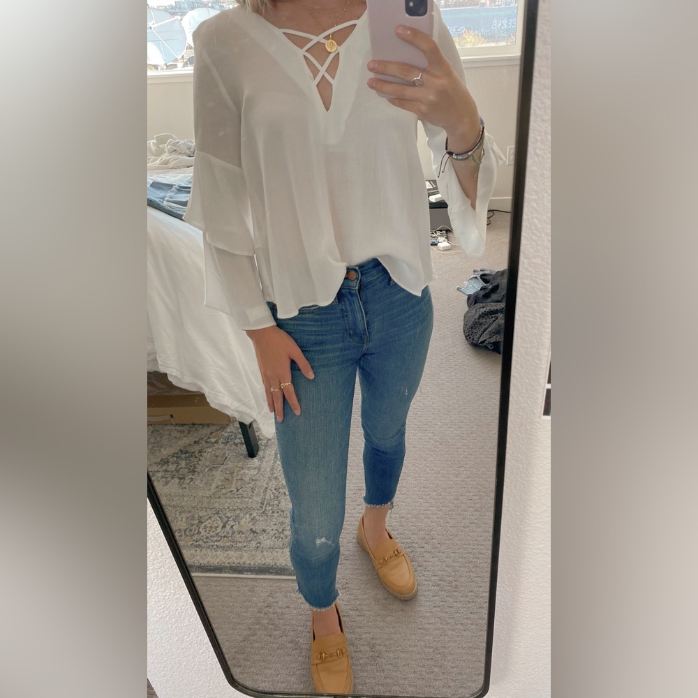 White Top Shop blouse